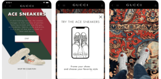 Gucci introduces AR feature on its app