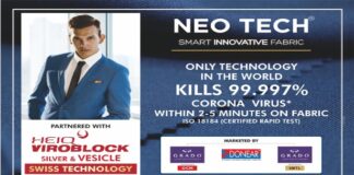 Donear Group introduces anti-viral fabric using NEO TECH® technology