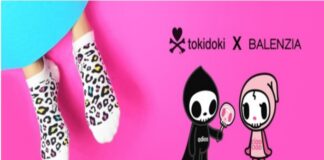 Socks brand Balenzia collaborates with tokidoki