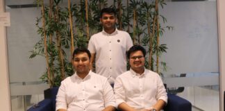 L-R Dharmin Vora (Founder),Parth Ashwin Vora (Co-Founder) ,Dhruvesh Mehta (Co-Founder)