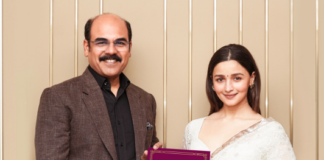 L-R: Asher O, Managing Director - India, Malabar Gold & Diamonds, Alia Bhatt, brand ambassador, Malabar Gold & Diamonds