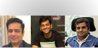 L-R: Atul Bajaj, executive director sales and operations, Puma India, Abhishek Ganguly, managing director, Puma India and Amit Prabhu, chief financial officer, Puma India ; Source: LinkedIn