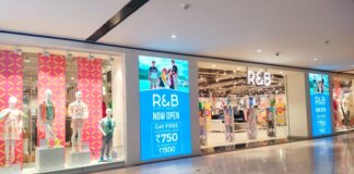 R&B store, Gokulam Galleria Mall in Calicut